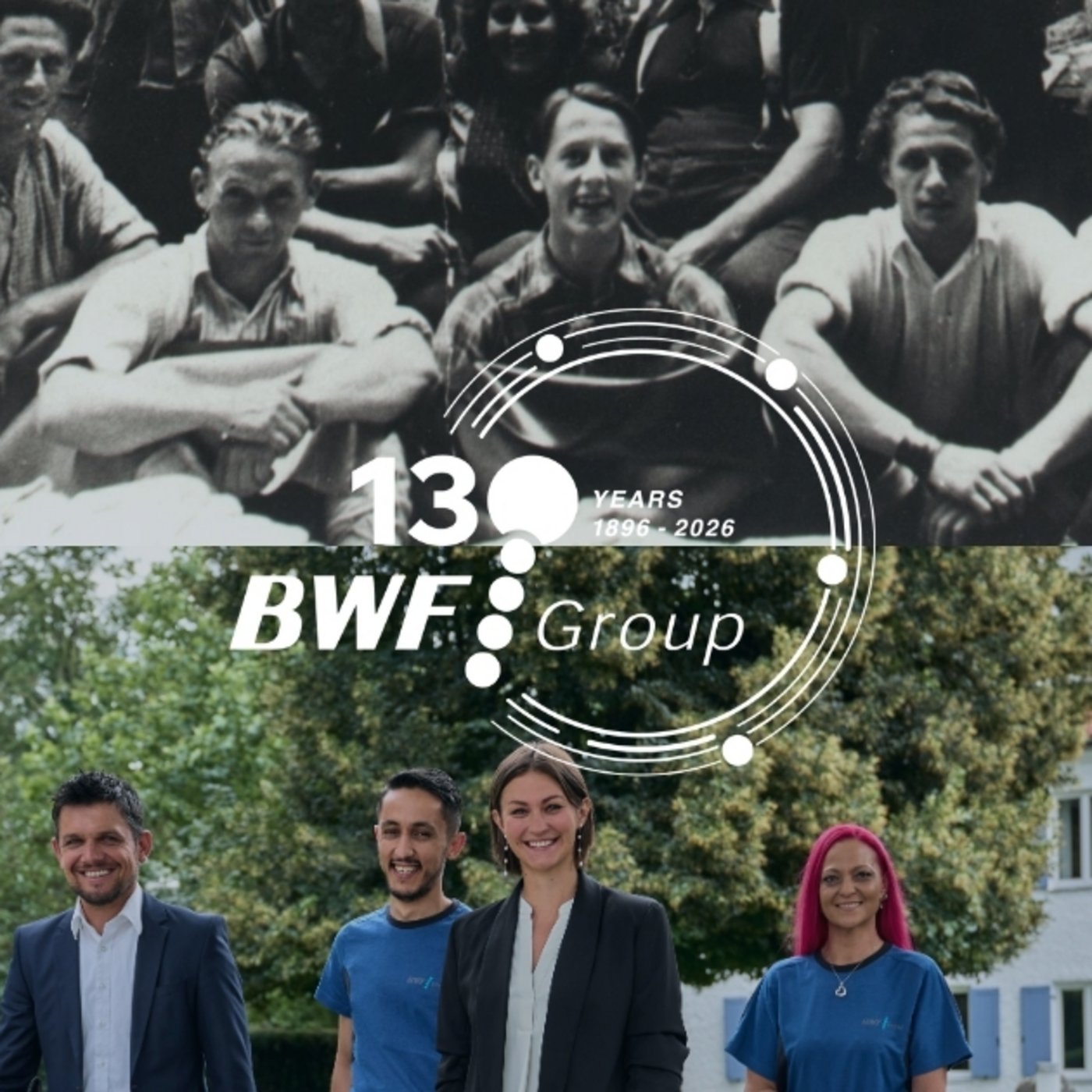 Mitarbeiter der BWF Group Vergleich Historie mit heute