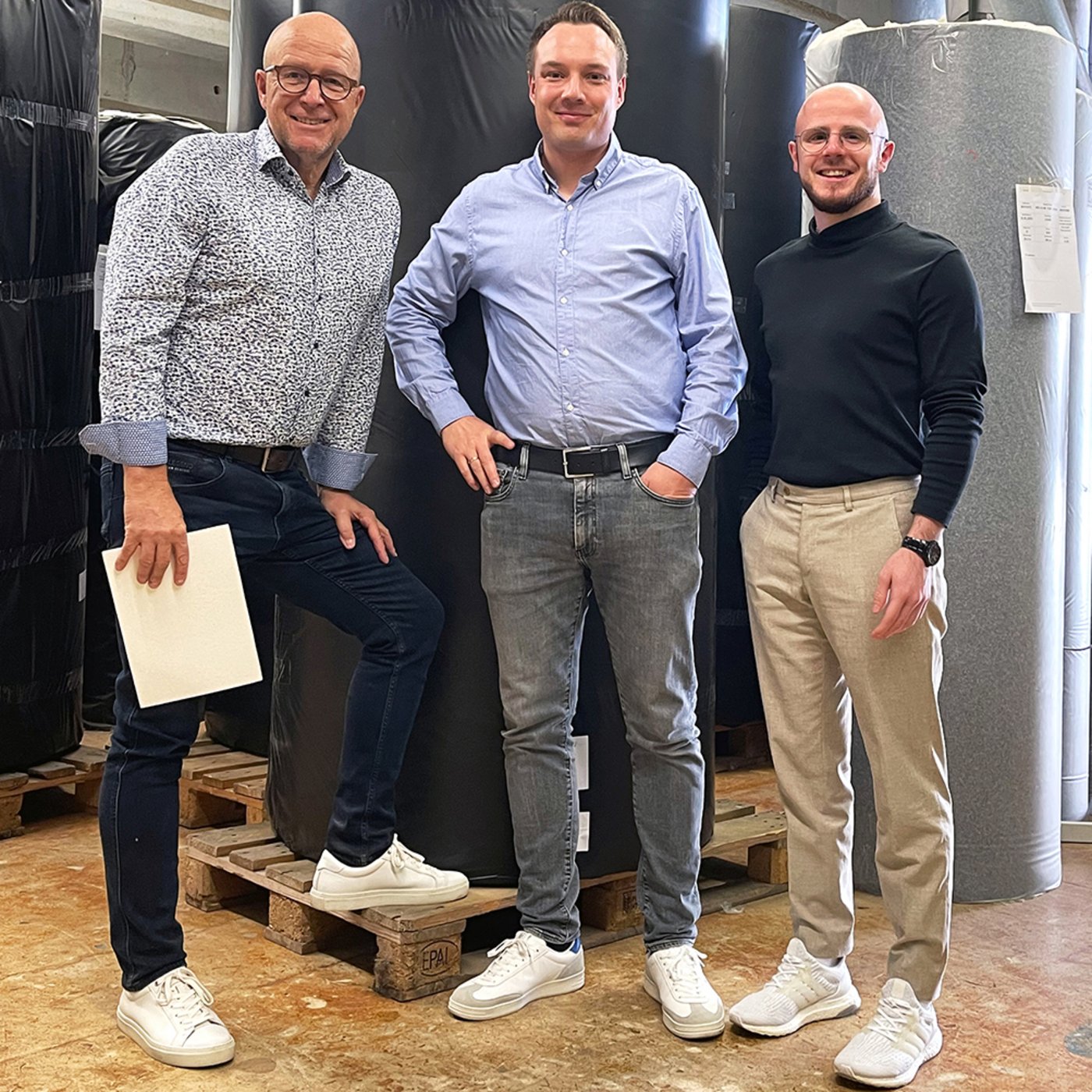 Niklaus Sägesser (Fissco AG), Hannes Osburg/BWF Protec, Lukas Grimm/BWF Protec