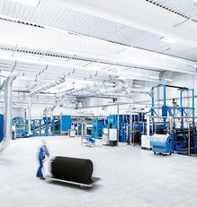 BWF Protec Nadelfilz Produktion Krempeln